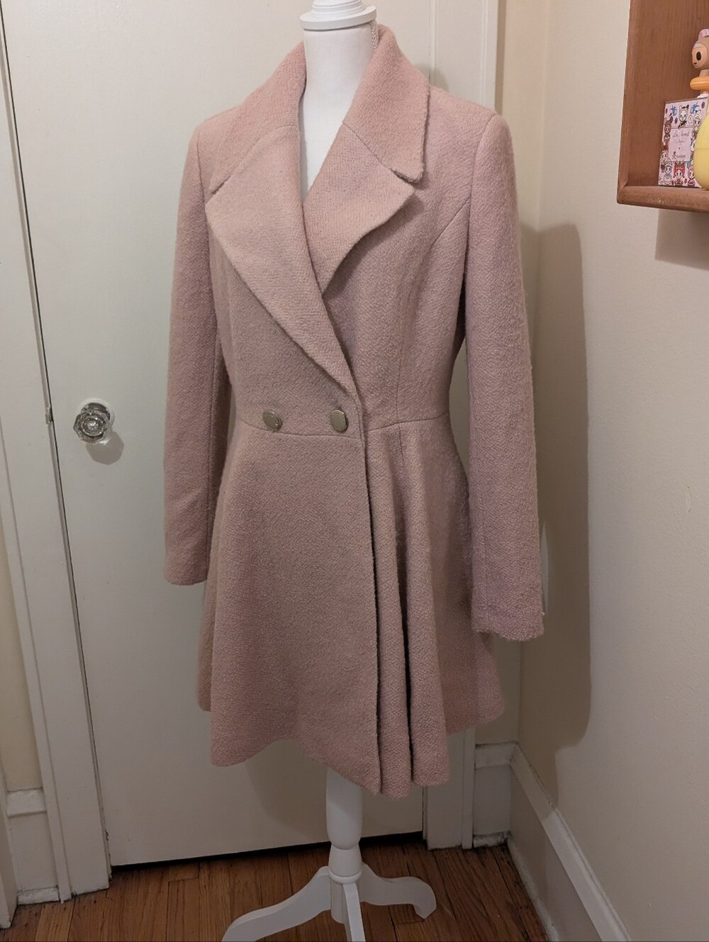 Calvin Klein Dusty Rose Winter Coat Size M